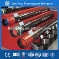 A335 P9 ALLOY SEAMLESS STEEL PIPE WITH BLACK COATING ,PLASTIC CAPS